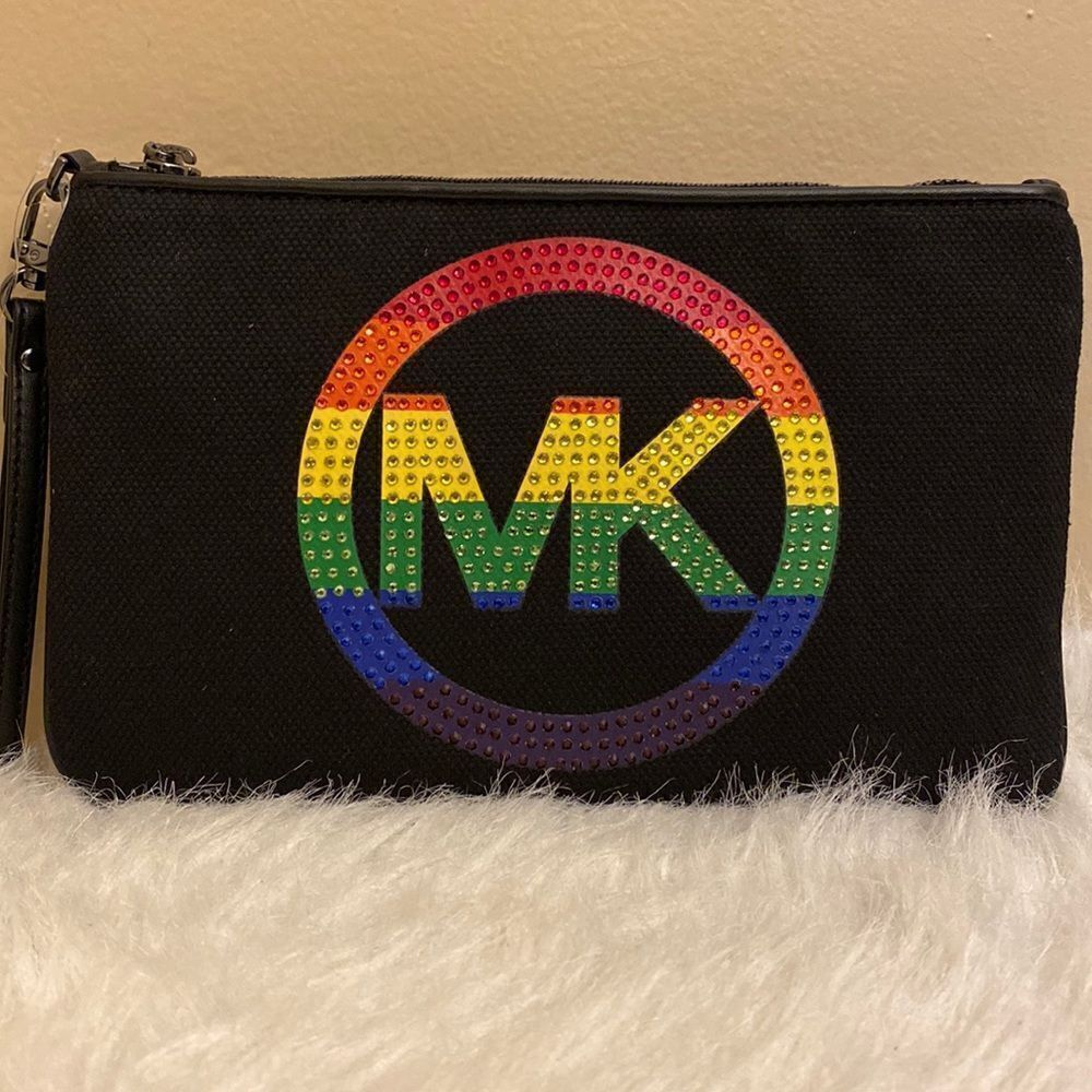 🌈NWOT Michael Kors Jet Set Zip Clutch Wristlet🌈 - Picture 1 of 8